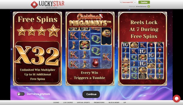 Christmas Megaways’ loading screen