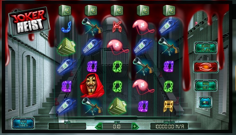Joker Heist Slot gameplay screenshot