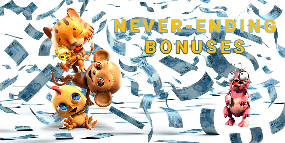 Never-ending deposit bonuses for BRL!