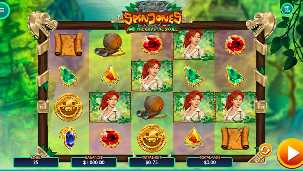 Spin Jones And The Crystal Skull Slot Game