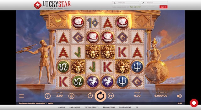 Play the new Parthenon: Quest for Immortality slot