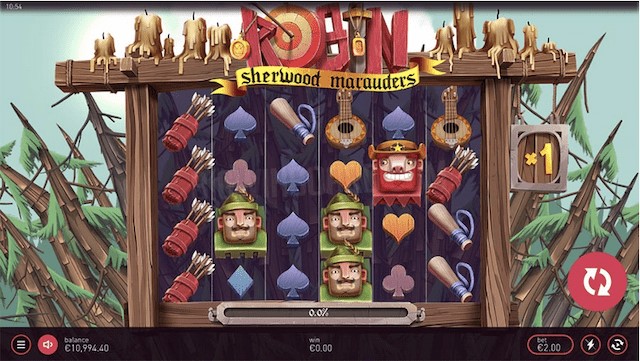 Screenshot of the Robin Sherwood Marauders slot.